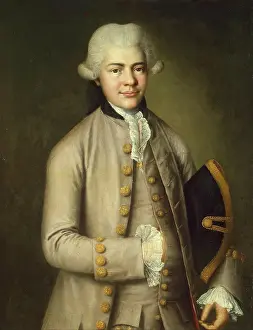 Young Prints: Portrait of a Youth, 1784. Creator: Mina Kolokolnikov