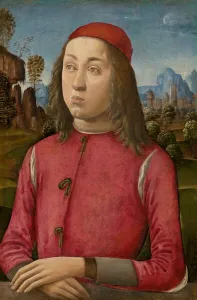 Portrait of a Youth, c. 1495 / 1500. Creators: Agnolo di Domenico di Donnino