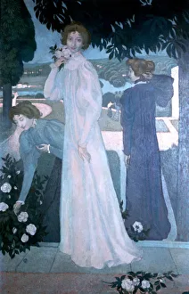 Portrait of Yvonne Lerolle, 1897. Artist: Maurice Denis