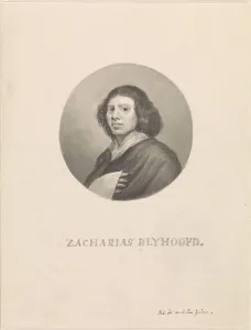 Art History Prints: Portrait of Zacharias Blijhooft, 1823. Creator: Christiaen Kramm