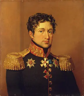 Olsufyev Prints: Portrait of Zakhar D. Olsufyev (1773-1835) (1st), 1823. Creator: Workshop of George Dawe