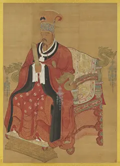 Song Dynasty Prints: Portrait of Zhao Hongyin (899-956). Creator: Chinese Master