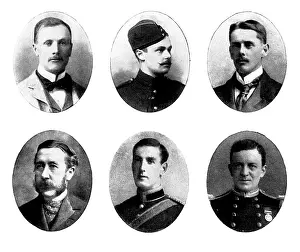 The Raj Prints: Six portraits, 1898. Creators: Unknown