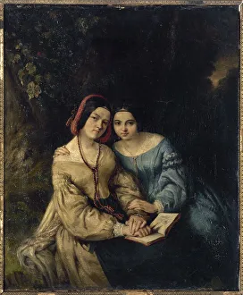 Canvasmaterial Prints: Portraits of Héloïse and Anaïs Colin
