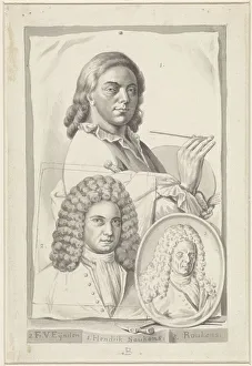Art History Prints: Portraits of Hendrik Soukens, Frans van Eynden and Roukens
