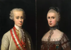 Leopold Ii Prints: Portraits of Leopold, Grand Duke of Tuscany (1747-1792) and Maria Luisa of Spain