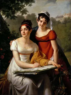 E Du Louvre Prints: Portraits de Mesdemoiselles Duval, First quarter of 19th cen