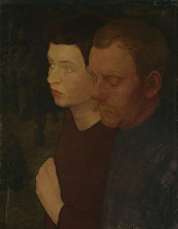 Double Portrait Prints: Portraits of the Painters Oluf Wold-Torne and Alfred Hauge