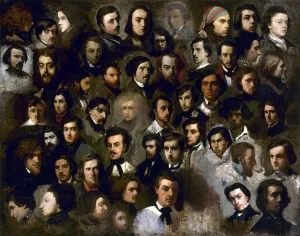 Testimony Prints: Portraits of students in the studio of Paul Delaroche