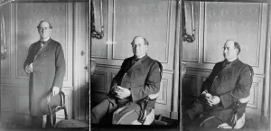 Cyanotypes 1900 1910 Gmgpc Prints: Three portraits of William Jennings Bryan at the Grand Hotel