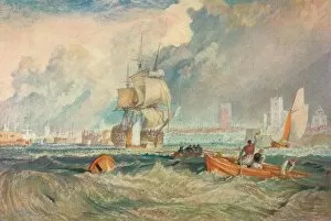 Ships Gallery: Portsmouth, c1824-5, (1905). Artist: JMW Turner