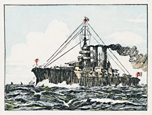 Battlecruiser Gallery: Portsmouth, c1910