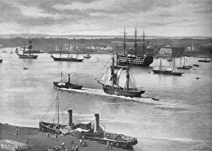 Portsmouth Prints: Portsmouth Harbour, c1896. Artist: Alfred John West