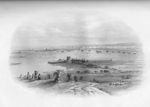 Bartlett Collection: Portsmouth Harbour & Spithead, 1859. Artist: Edward Paxman Brandard