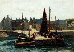 View To Land Prints: Portsoy, Scotland, (c1900s). Creator: Robert Weir Allan