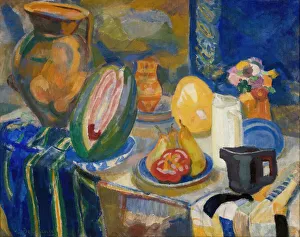 Delaunay Prints: Portuguese still life, 1915. Creator: Delaunay, Robert (1885-1941)