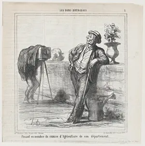 Camera Prints: Posant en membre du comice d'Agriculture de son departement
