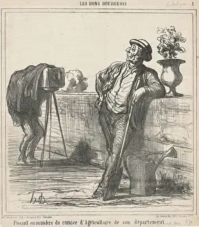 Camera Prints: Posant en membre du comice d'Agriculture de son departement