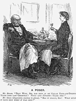 George Du Prints: A Poser, 1866. Artist: George du Maurier