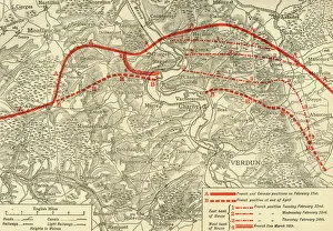 Mumby Frank Arthur Collection: positions in the Battle of Verdun, northern France, First World War, 1916, (c1920)