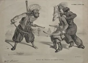 Positions of Power on the Question of the Orient, 1839. Creator: Benjamin (Benjamin Roubaud)