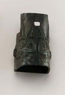 Fittings Prints: Possible chariot fitting, Shang dynasty, ca. 1600-1050 BCE. Creator: Unknown