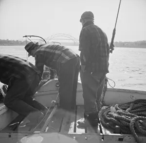 Possibly: On board the fishing boat Alden out of Gloucester, Massachusetts, 1943. Creator: Gordon Parks