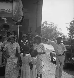 Possibly: Chatham County farmers in town on Saturday afternoon, Pittsboro, North Carolina, 1939