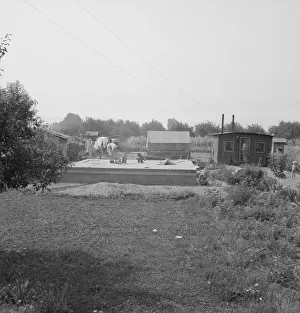 Possibly: Close-up of present dwelling from which family will move..., near Yakima, Washington Possibly: Close-up of present dwelling from which family will move..., near Yakima, Washington