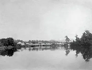 Lestrange Robert Augustus Henry Prints: Possibly Coomera River rail bridge