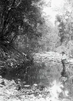 Gold Coast Prints: Possibly Coomera River - Upper Commera (Frederick John Walker), c1880s