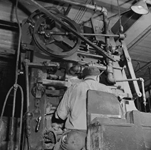 Possibly: A core blowing machine, New Britain, Connecticut, 1943. Creator: Gordon Parks