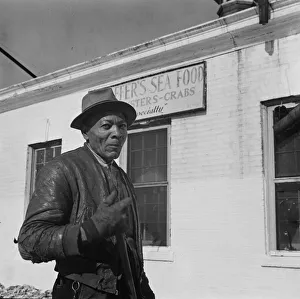 Dock Worker Prints: Possibly: Dock worker, Washington, D. C. 1942. Creator: Gordon Parks