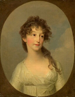 Images Dated 26th March 2021: Possibly Franciska Krasinska, Duchess of Courland, c. 1790. Creator: Angelica Kauffman