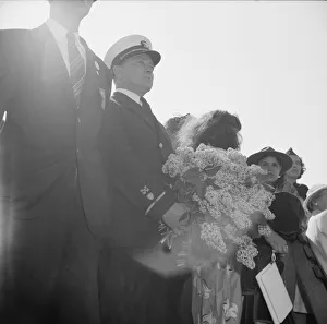 Ceremony Collection: Possibly: Memorial Day, Gloucester, Massachusetts, 1943. 1943. Creator: Gordon Parks