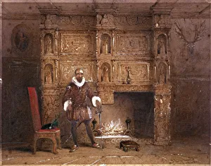 Spencer Prints: Possibly Sir John Spencer in Canonbury House; or Sir Walter Raleigh in the Old Pied Bull Inn