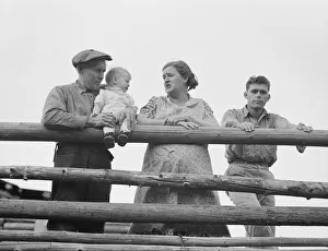 Possibly: Stump rancher and wife, Priest River Penninsula, Bonner County, Idaho, 1939. Creator: Dorothea Lange