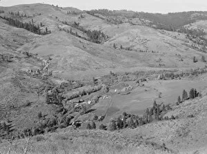 Creek Gallery: Possibly: Upper end of Squaw Creek Valley... Ola self-help sawmill co-op, Gem County, Idaho, 1939