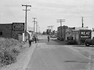 Meat Market Prints: Possibly: Washington, Buena, Yakima County, 1939. Creator: Dorothea Lange