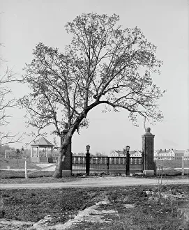 The Post gate, Fort Oglethorpe, Chicamauga [i.e. Chickamauga-Chattanooga National.... c1900-1910. Creator: Unknown