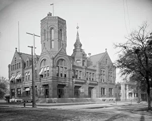 Georgia United States Of America Prints: Post office, Augusta, Ga. c1903. Creator: Unknown