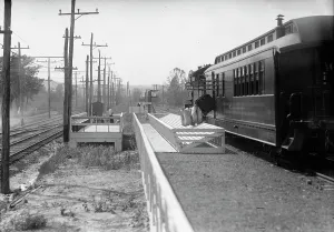 Sacks Prints: Post office Department, Hupp Auto Railway Service