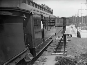 Us Post Office Prints: Post office Department, Hupp Auto Railway Service