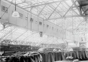 Post Office Department Windows For Inspectors, 1913. Creator: Harris & Ewing. Post Office Department Windows For Inspectors, 1913. Creator: Harris & Ewing