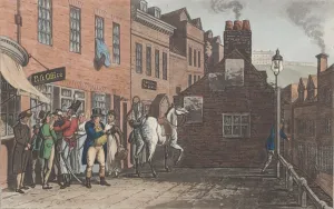 Joseph Constantine Prints: The Post Office, from Poetical Sketches of Scarborough, 1813. 1813
