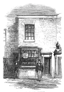 Poisonings Prints: The Post-Office, Rugeley, 1856. Creator: Unknown