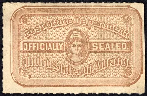 National Banknote Company Prints: Post Office seal, 1892. Creator: National Bank Note Company