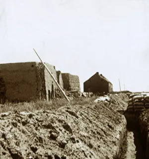 Look Out Post Prints: Post on the Yser, Flanders, Belgium, c1914-c1918