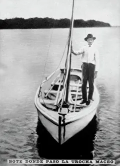 Tabacalera Cubana Gallery: Postal Boat and the Trocha, (1890s), 1920s