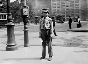 Mail Prints: Postal Tel. Co. Summer Uniform, between c1910 and c1915. Creator: Bain News Service